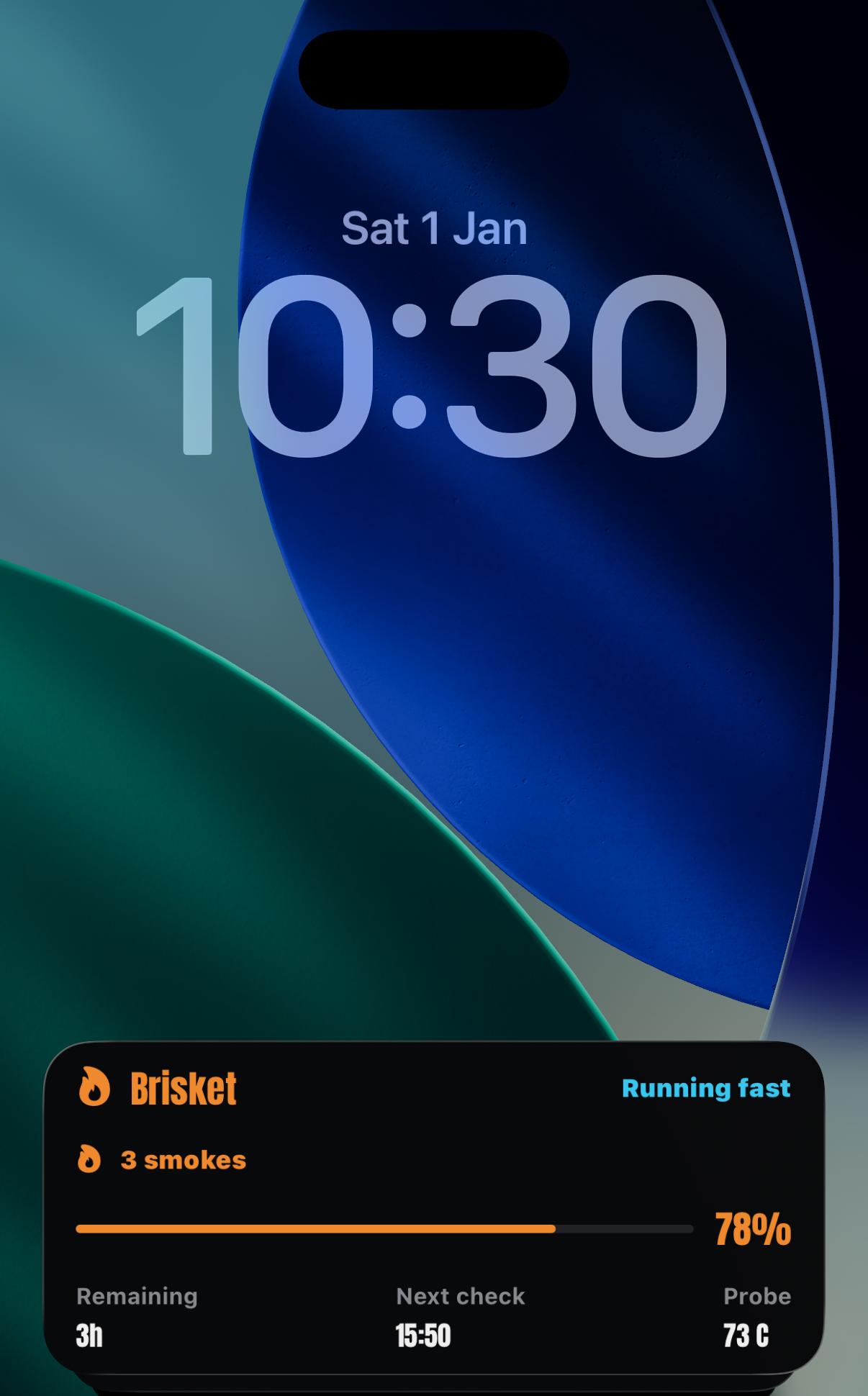 Lock Screen Live Activity screenshot